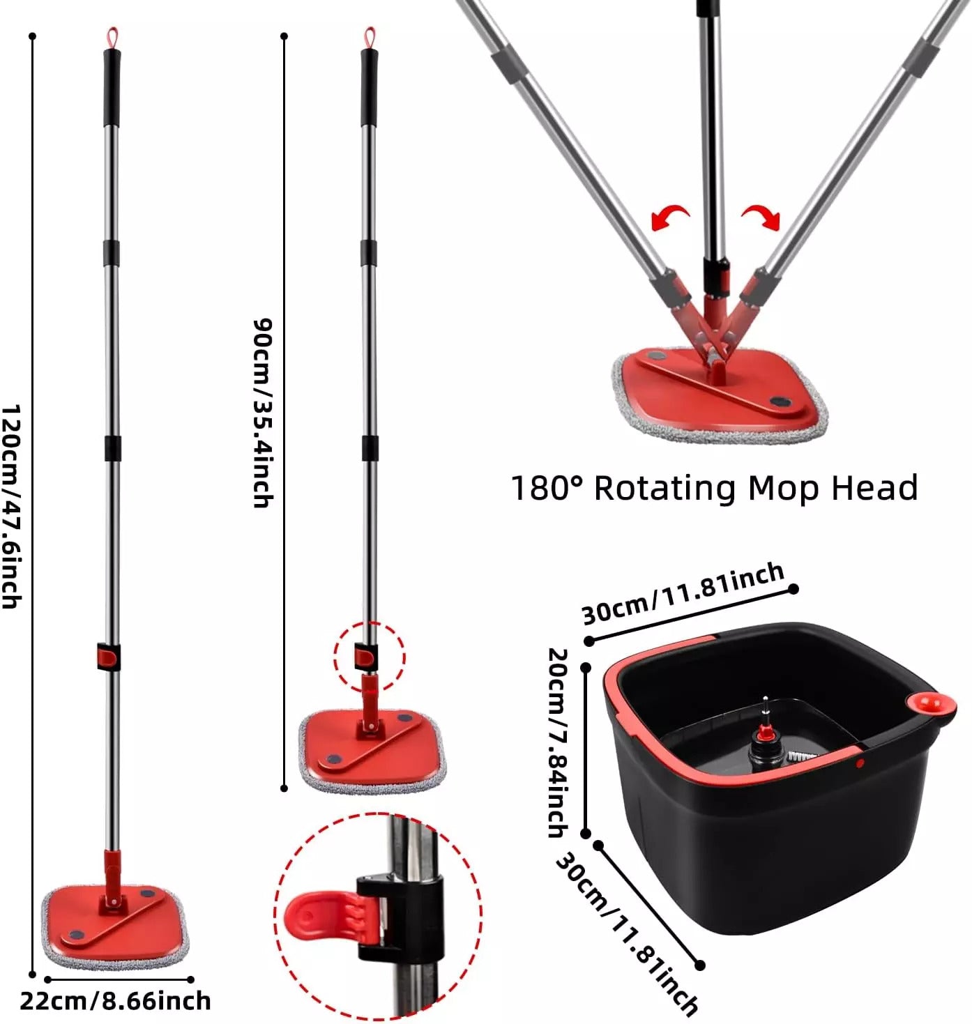 SET MOP+GĂLEATĂ CURATMAX360°